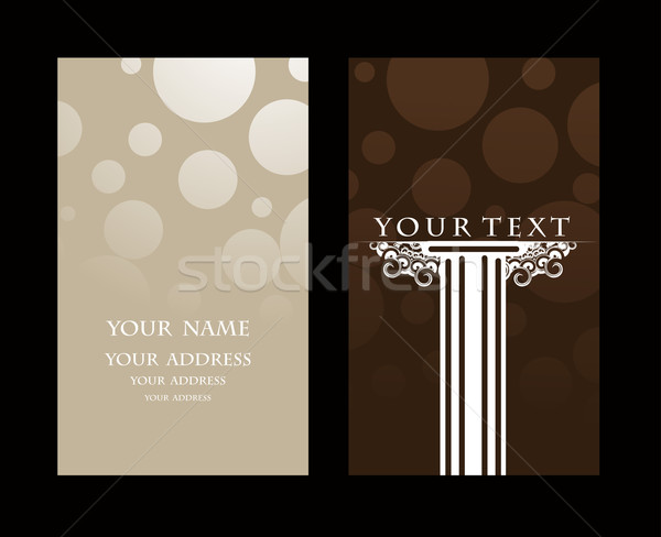 business card Stock photo © redshinestudio