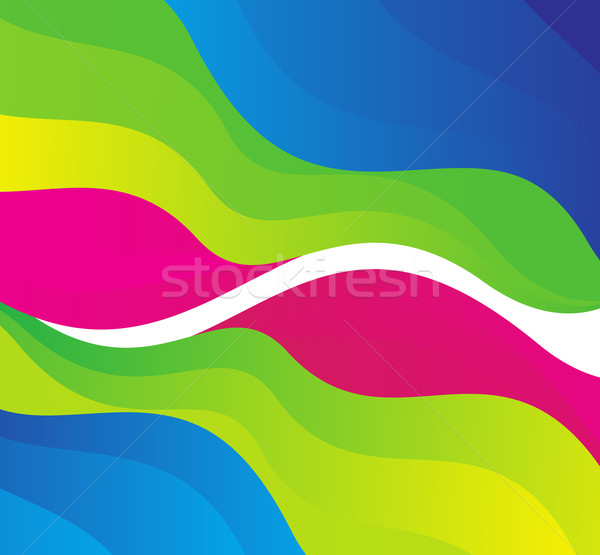 Absztrakt szívárványszínű hullám szöveg több Stock fotó © redshinestudio