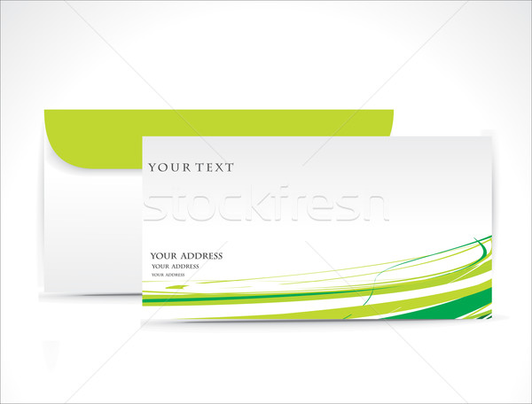 Papel envelope isolado branco teia e-mail Foto stock © redshinestudio