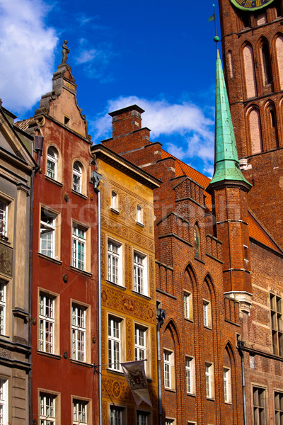 Old town in Gdansk Poland Stock photo © remik44992