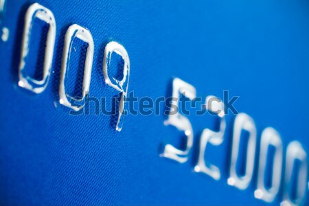 Credit card embossing Stock photo © remik44992