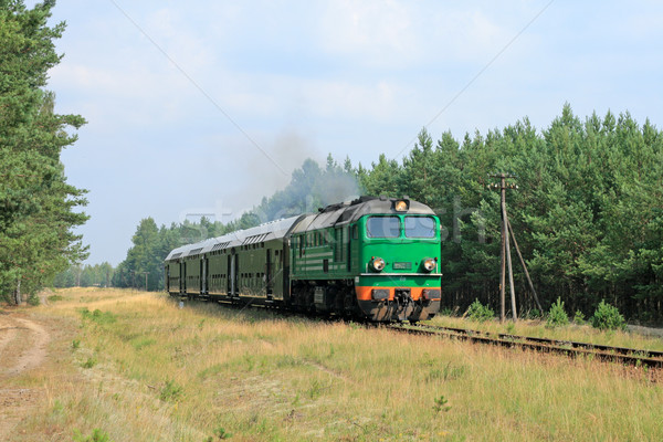 Stock photo: Passenger train