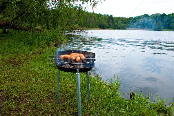 Grilling at summer weekend Stock photo © remik44992