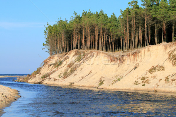 River and a cliff Stock photo © remik44992