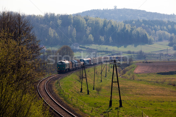 Stock photo: Freight train