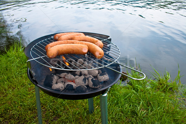 Grilling at summer weekend Stock photo © remik44992
