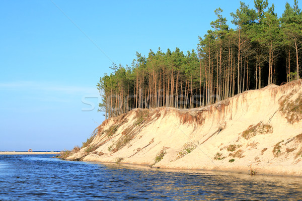 River and a cliff Stock photo © remik44992