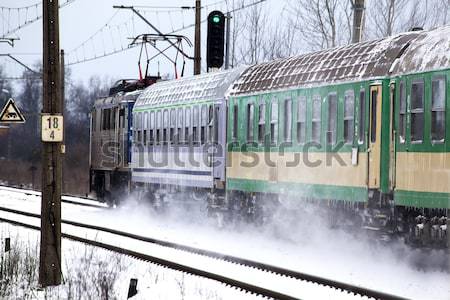 Passenger train Stock photo © remik44992