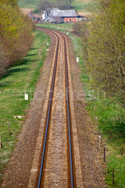 Railway track Stock photo © remik44992