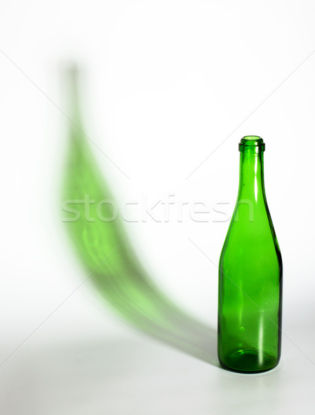 open empty champagne bottle Stock photo © restyler