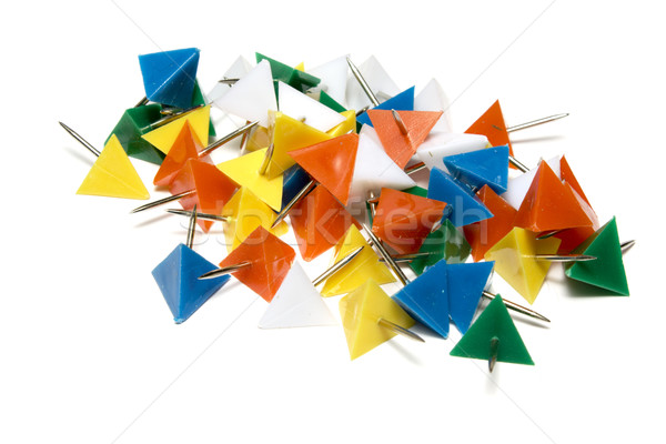 Stock photo: Plastic tacks
