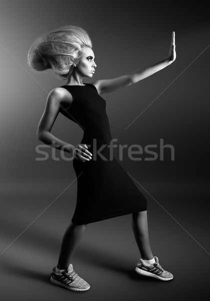 Woman with Futuristic Hairdo Stock photo © restyler