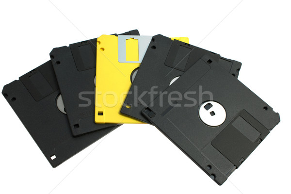 Set of diskettes  Stock photo © restyler