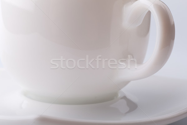 Vazio xícara de café cinza sombra cozinha beber Foto stock © restyler