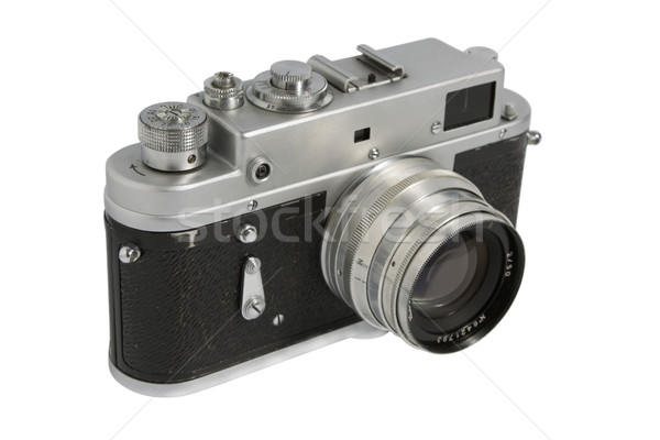 öreg kamera klasszikus utasítás film fehér Stock fotó © restyler