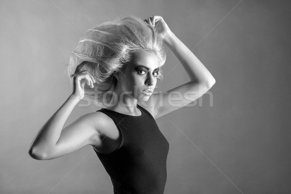Woman with Futuristic Hairdo Stock photo © restyler