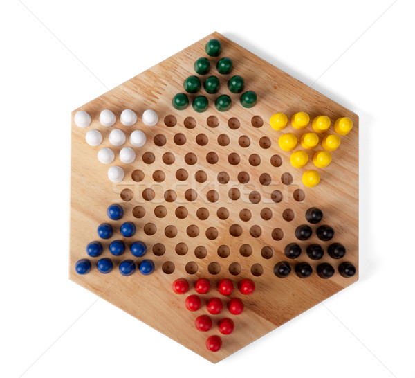 chinese checkers wooden  Stock photo © restyler