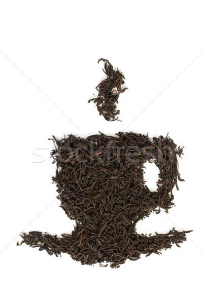 Black Tea in mug shape Stock photo © restyler