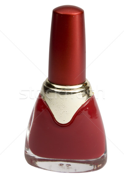 Nagellack Flasche isoliert weiß Frauen malen Stock foto © restyler