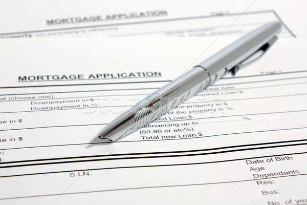 mortgage application Stock photo © restyler