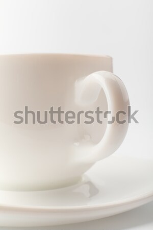 An empty coffee cup on a gray background Stock photo © restyler