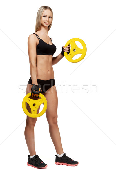 athletic woman Stock photo © restyler