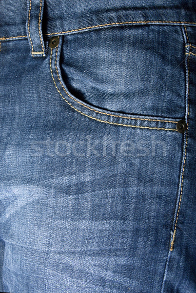 Forward pocket of dressed on jeans  Stock photo © restyler