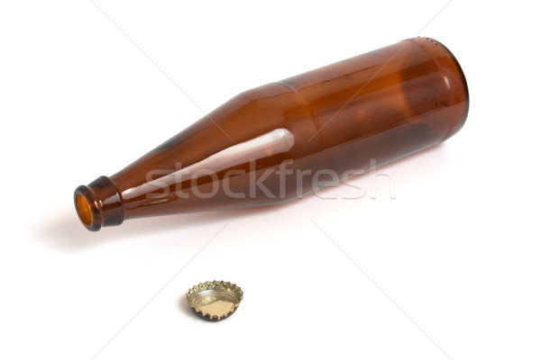 Empty bottle of beer Stock photo © restyler