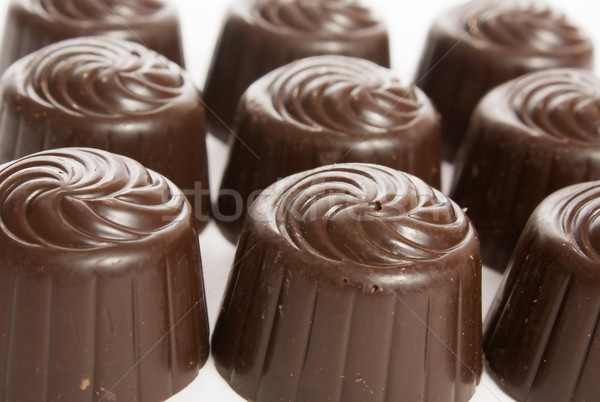 Chocolate dulces blanco aislado amor dulces Foto stock © restyler