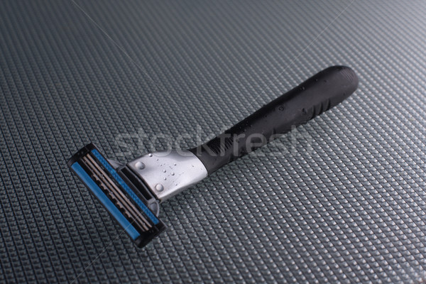 Jetable rasoir verre corps design acier Photo stock © restyler