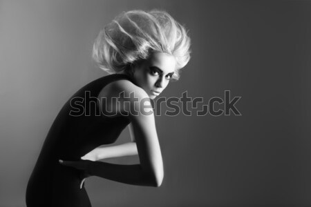 Woman with Futuristic Hairdo Stock photo © restyler