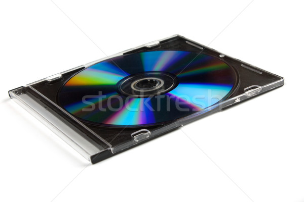 Stock photo: CD, DVD in box