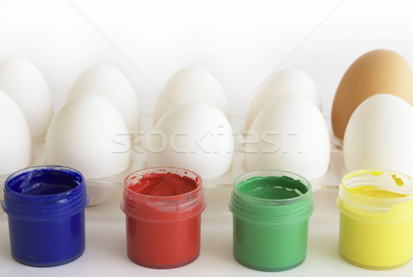 яйца подготовка пасхальных яиц Пасху белый продовольствие Сток-фото © restyler