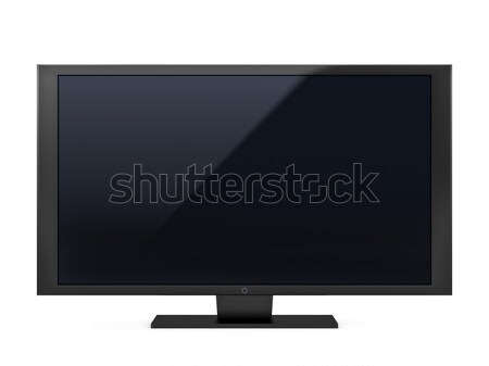 LCD tv izolált magas befejezés televízió Stock fotó © reticent