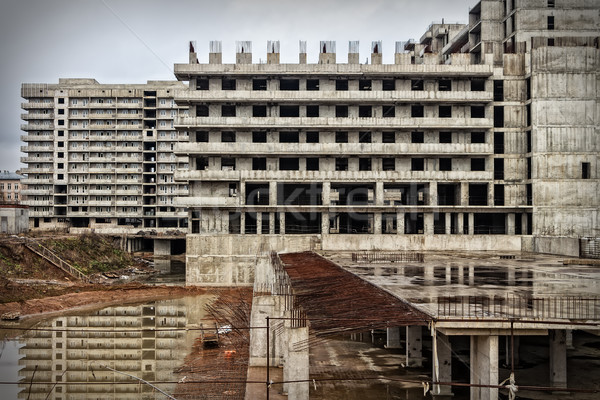 Abandonné construction bâtiment manque sombre architecture [[stock_photo]] © reticent