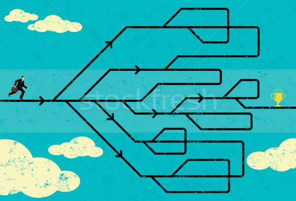 Career Path Stock photo © retrostar