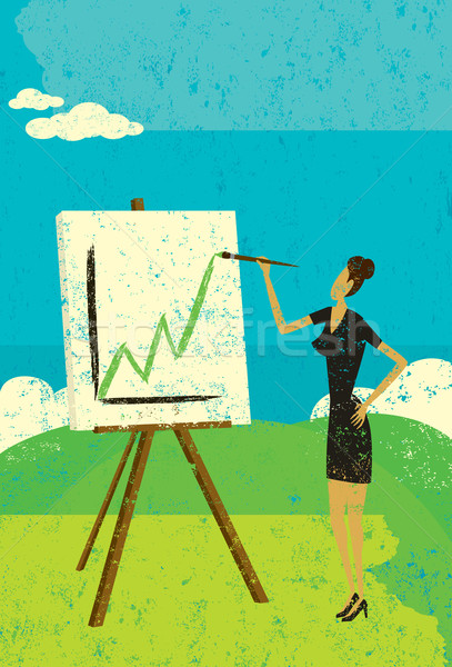 Projecting Higher Profits Stock photo © retrostar