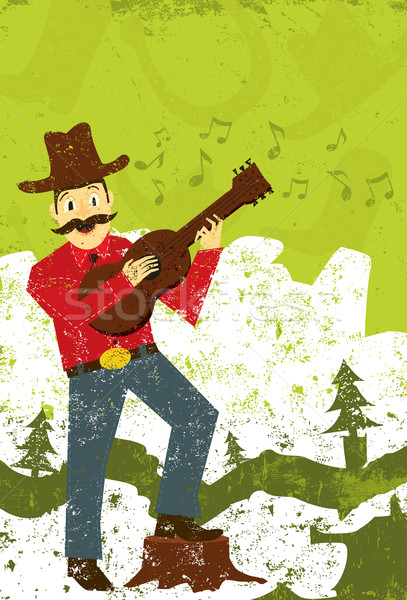 Country music singer Stock photo © retrostar