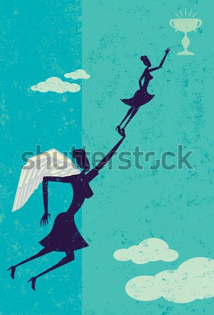 Breaking free from the ball and chain Stock photo © retrostar