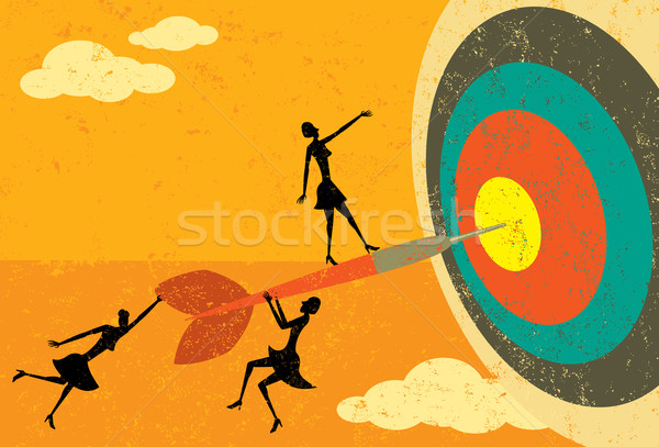 Hitting the Target Stock photo © retrostar