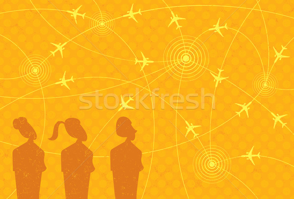 Business Travel Stock photo © retrostar