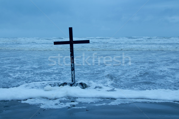 Sea Wash Cross Stock photo © rghenry