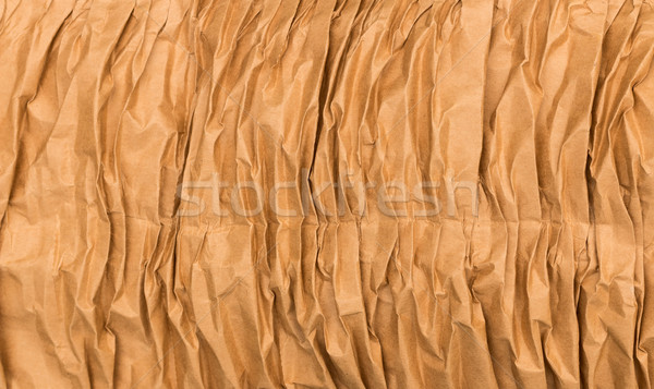 Wrinkled Brown Paper Stock photo © rghenry