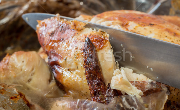 Roast Chicken Cut Stock photo © rghenry