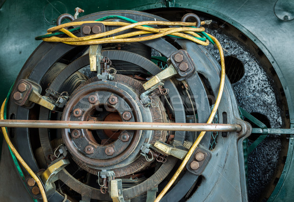 Elektromosság generátor nyitva kilátás ecset Stock fotó © rghenry