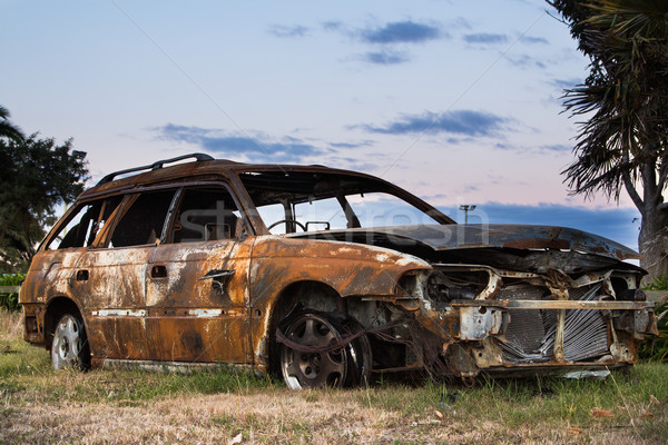 Burnt Out Car Stock photo © rghenry