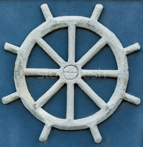 Sand Ship Wheel Stock photo © rghenry