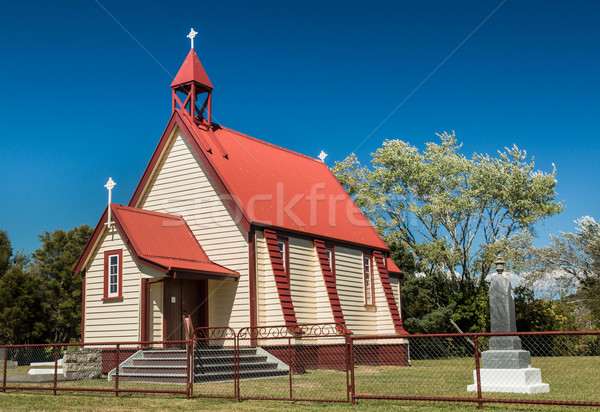 Petite ville église une Nouvelle-Zélande bâtiment de l'église dernier [[stock_photo]] © rghenry