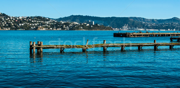 Vecchio nave Wellington moderno acqua mare Foto d'archivio © rghenry