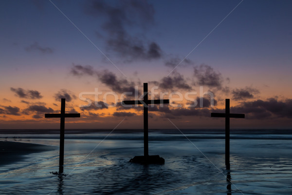 Flowing Water Crosses Stock photo © rghenry